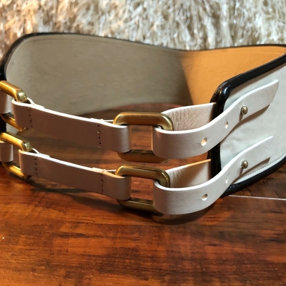 BoHo Double Buckle Faux Leather High Waisted Belt main image 8